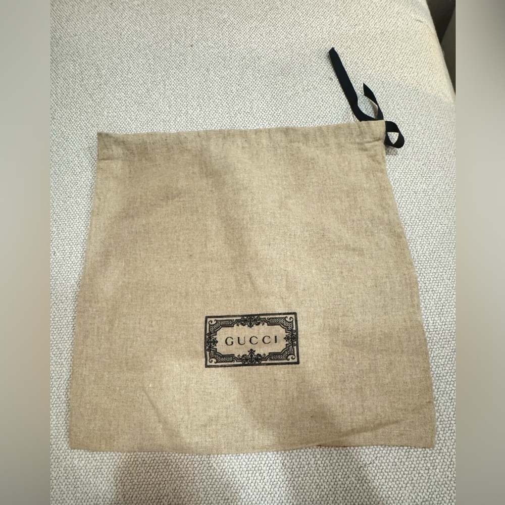 Gucci Tan Fabric Dust Bag